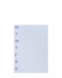 Еженедельный планер Notepad Medium, цвет голубой - миниатюра 1