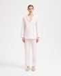 Пижама (рубашка/брюки), цвет Розовая в полоску - миниатюра 5