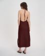 Haight Платье Antonia с горловиной халтер, цвет коричневый - миниатюра 5