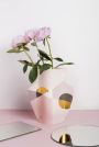 Бумажная ваза Siena, цвет розовый - миниатюра 3