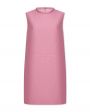 Платье-трапеция из жаккарда в стиле ретро, цвет розовый - миниатюра 1