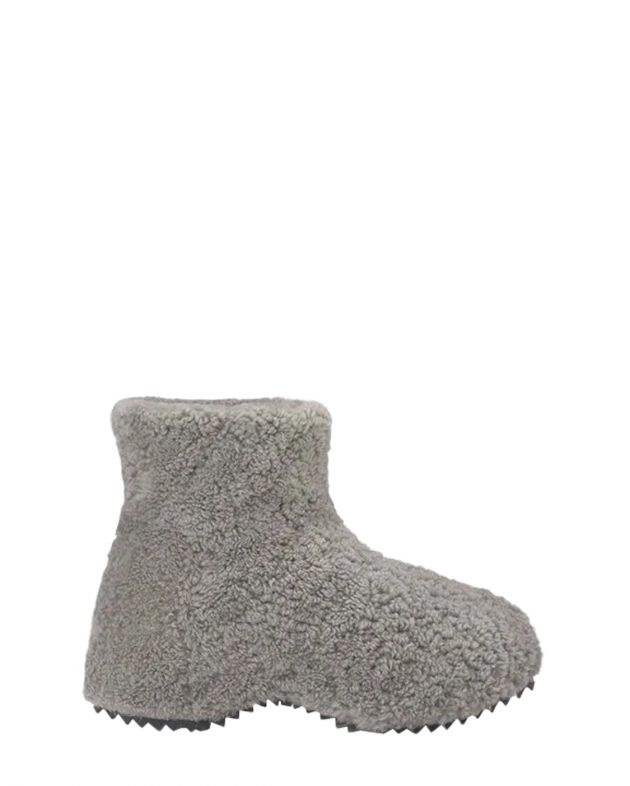 INUIKII Ботинки из овчины Curly Ankle Boot, цвет серый - изображение 1
