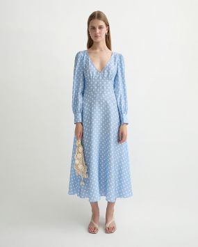 Платье в горошек