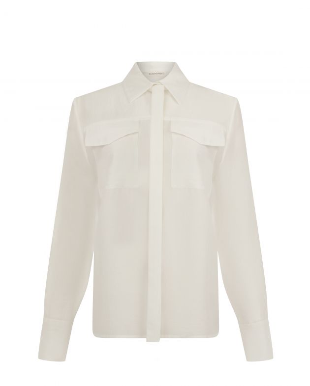 AUTENTIMENTS Блуза VOYAGE, цвет белый - изображение 1