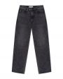 Прямые укороченные джинсы London, цвет серый - миниатюра 1