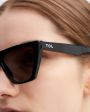 Солнцезащитные очки Trapezium Grande Noir, цвет черный - миниатюра 4