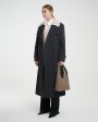 Low Classic Утепленное пальто с подкладом, цвет черный - миниатюра 3