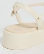 Ancient Greek Sandals Кожаные сандалии Irida на платформе, цвет белый - миниатюра 5