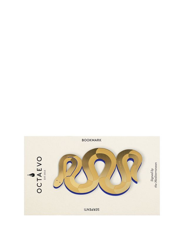 Закладка для книг Serpenti (Brass), цвет золотой - изображение 1