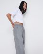 Шерстяные брюки Checa с акцентными пуговицами, цвет серый - миниатюра 2