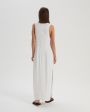 Пляжное платье макси Victoria без рукавов, цвет белый - миниатюра 3