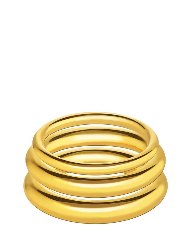 Gohar Кольцо тройное Gohar х NUSELF, цвет золотой - изображение 1