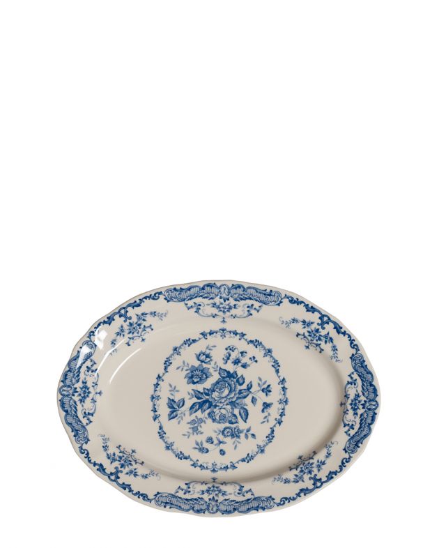 Bitossi Блюдо сервировочное Rose, цвет синий - изображение 1