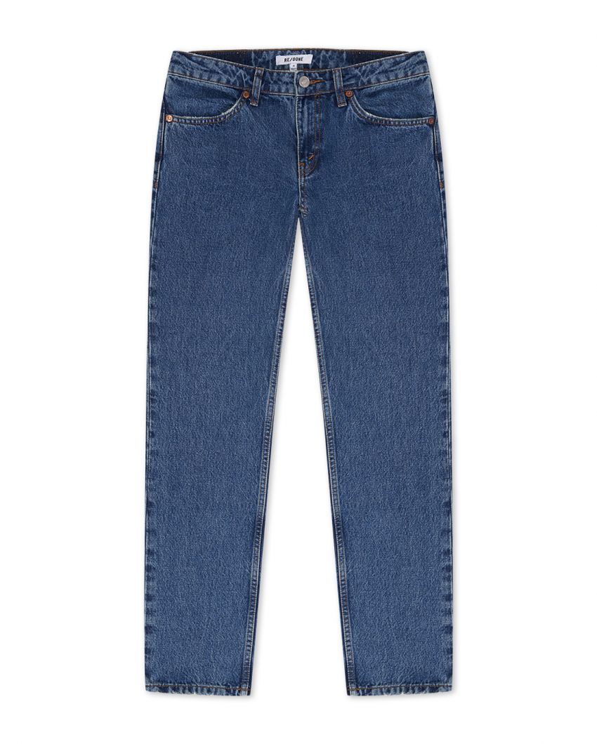 Прямые джинсы с низкой посадкой в стиле 70-х
