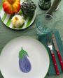 Обеденная тарелка Aubergine, цвет белый - миниатюра 2