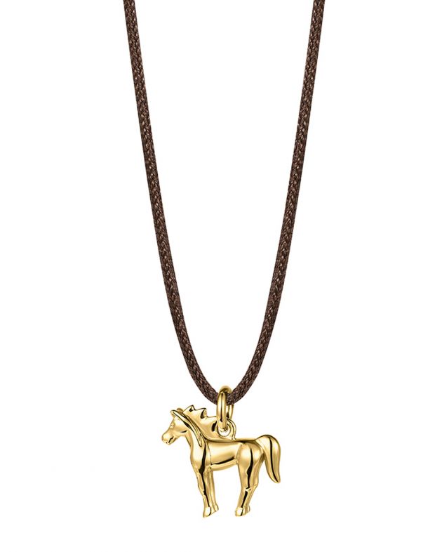 Lhasa Кулон Cheval on rope, цвет золотой - изображение 1