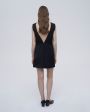LOULOU STUDIO Платье мини Hoya с открытой спиной, цвет черный - миниатюра 4