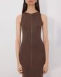 LOULOU DE SAISON Платье Pablo, цвет коричневый - миниатюра 3