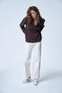 Re/Done Широкие джинсы в стиле 70-х с ультравысокой посадкой, цвет белый - миниатюра 2