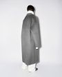 Пальто с шалевым воротником, цвет серый - миниатюра 6