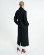 Двубортное пальто Sara, цвет черный - миниатюра 4