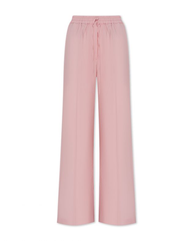 Широкие прямые брюки, цвет розовый - изображение 1