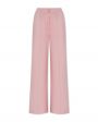 Широкие прямые брюки, цвет розовый - миниатюра 1