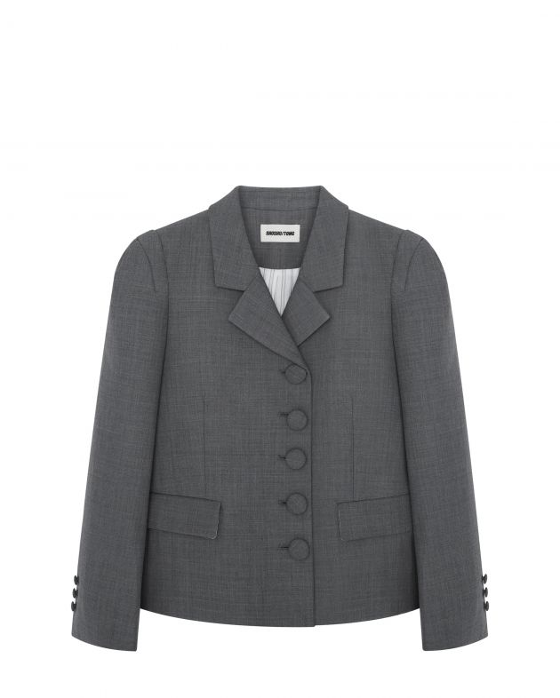 SHUSHU/TONG Жакет, цвет серый - изображение 1