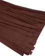 Широкий шарф Ares, цвет коричневый - миниатюра 3