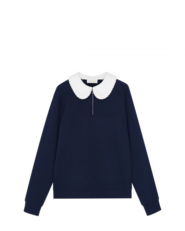 SHUSHU/TONG Свитшот, цвет синий - изображение 1