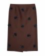 SHUSHU/TONG Юбка, цвет коричневый - миниатюра 1 SHUSHU/TONG Юбка, цвет коричневый - миниатюра 1