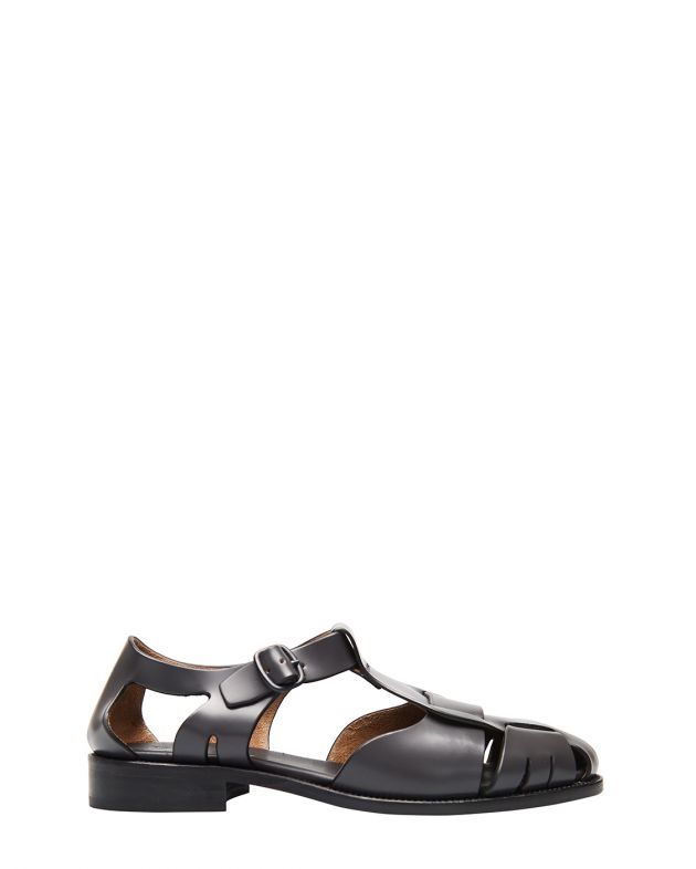 Кожаные сандалии Pesca, цвет темно-серый - изображение 1