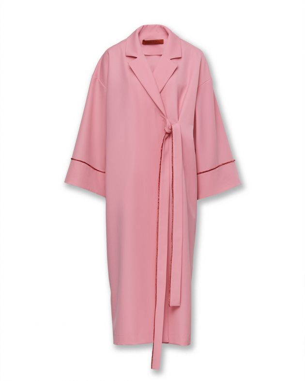 Платье-кимоно, цвет розовый - изображение 1