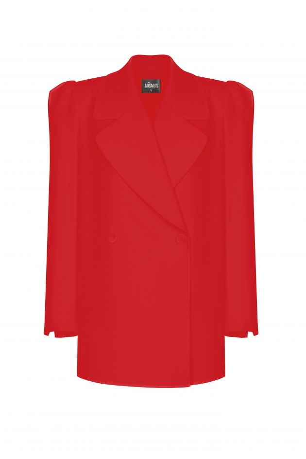 Mismos Жакет двубортный, цвет красный - изображение 1