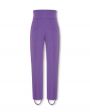 Шерстяные брюки-леггинсы Pinzon со съемными штрипками, цвет фиолетовый - миниатюра 1