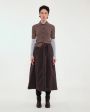 TELA Кардиган, цвет коричневый - миниатюра 2