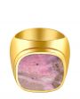 Gohar Кольцо-печатка Gohar х NUSELF, цвет розовый - миниатюра 1