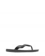 Ancient Greek Sandals Кожаные сандалии Laconia flip-flop, цвет черный - миниатюра 1