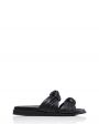 Кожаные сандалии Tye Slide, цвет черный - миниатюра 1