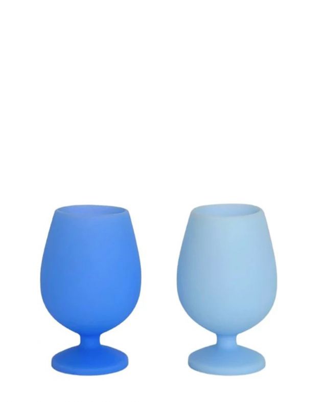Porter Green Набор винных бокалов Stemm (2 шт.), цвет синий/голубой - изображение 1
