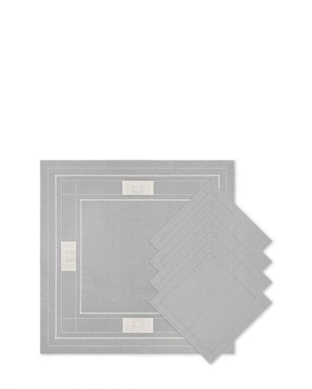 Кофейный набор из салфеток, цвет серый - изображение 1