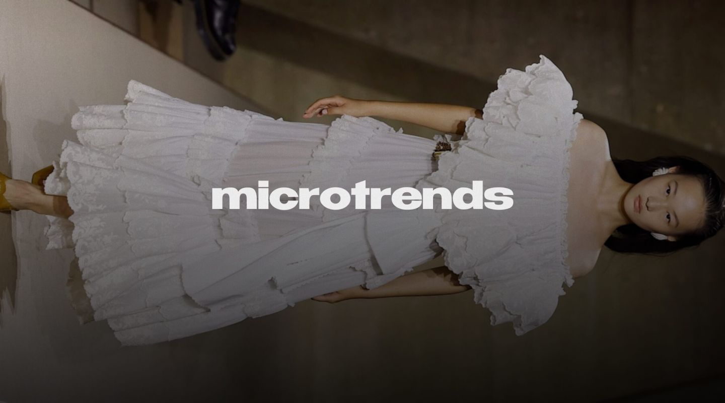 Кружевное изобилие — нашли его на подуимах SS ‘26. И в новой коллекции Sea NY!