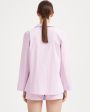 Пижама (рубашка/шорты), цвет розовый - миниатюра 5