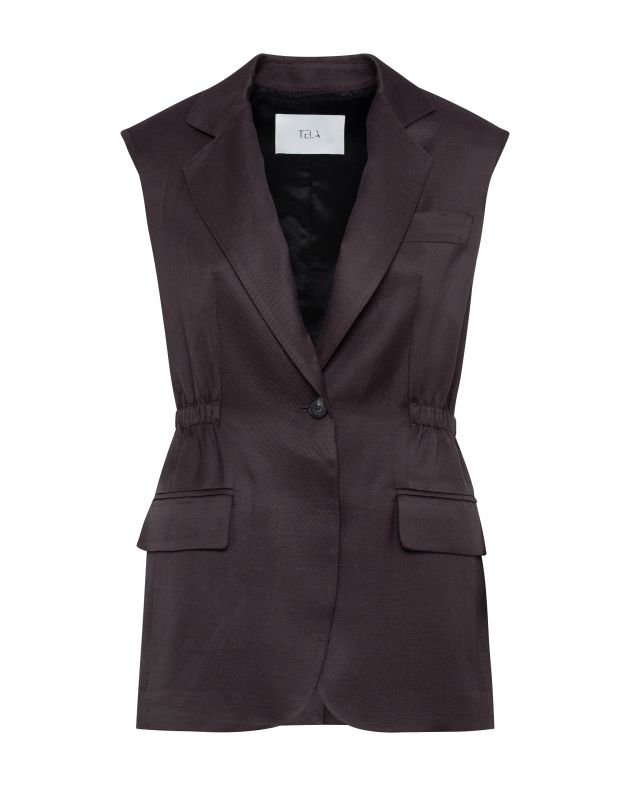 TELA Жилет, цвет фиолетовый - изображение 1