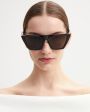 Солнцезащитные очки Trapezium Grande Noir, цвет черный - миниатюра 2