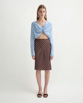 Юбка в горошек