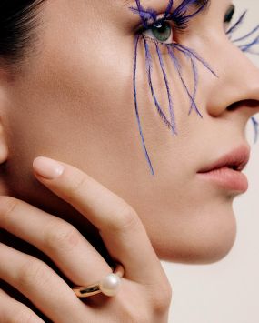 Cartoon Ring с жемчугом