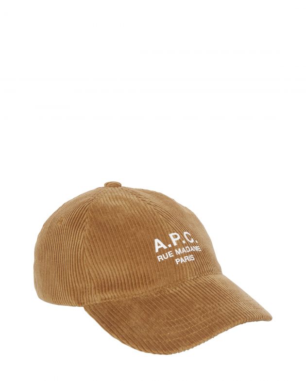 A.P.C. Кепка, цвет коричневый - изображение 1