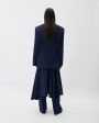 Юбка из костюмной ткани, цвет синий - миниатюра 5