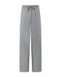Шерстяные брюки Checa с акцентными пуговицами, цвет серый - миниатюра 1